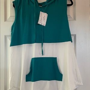 LuLaRoe Brittany Sleeveless Hoodie